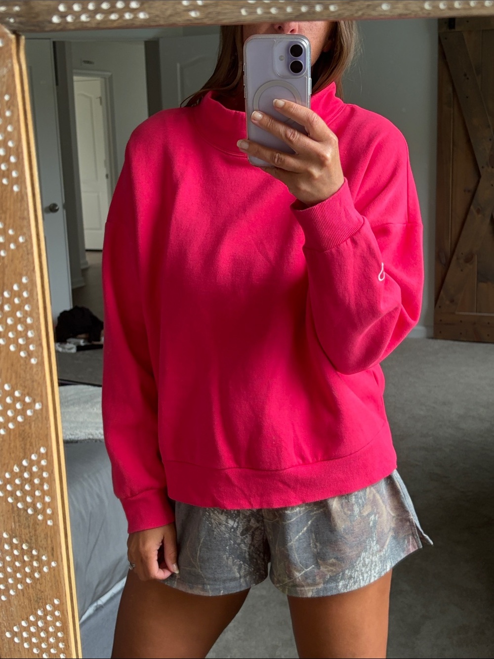 Mock neck sweatshirt - Picture 2 of 3